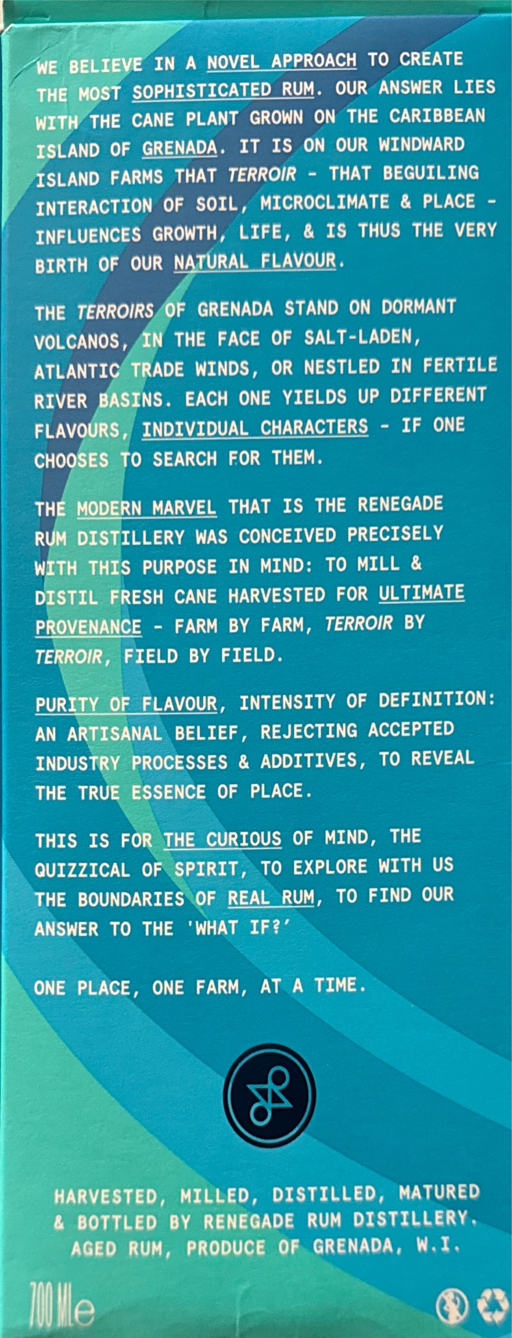 Renegade Etudes Pearls Etudes Aged - Renegade Rum alcohol collectible [Barcode 5391536631772] - Main Image 2