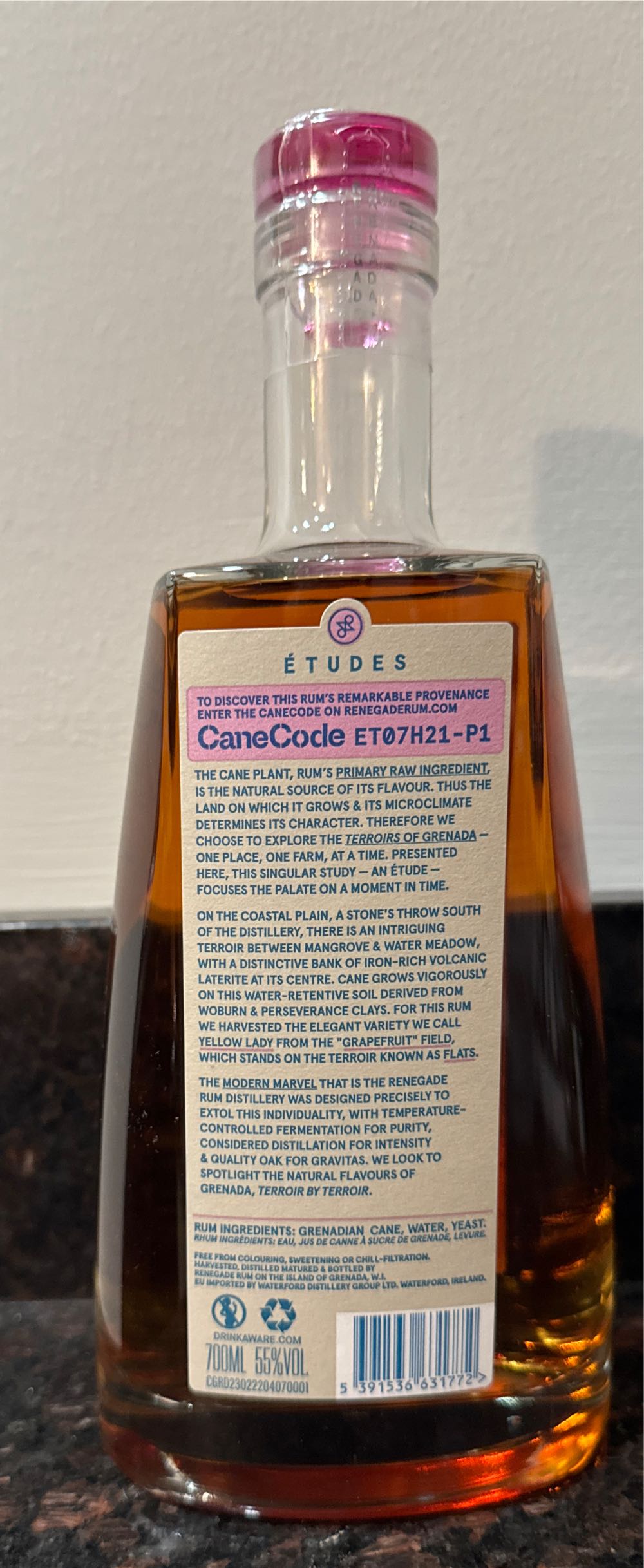 Renegade Etudes Pearls Etudes Aged - Renegade Rum alcohol collectible [Barcode 5391536631772] - Main Image 4