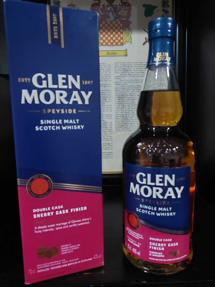 Glen Moray Sherry Glen Cask Malt Classic Finish Single Elgin Scotch Speyside And 40%  alcohol collectible [Barcode 5060116321548] - Main Image 2