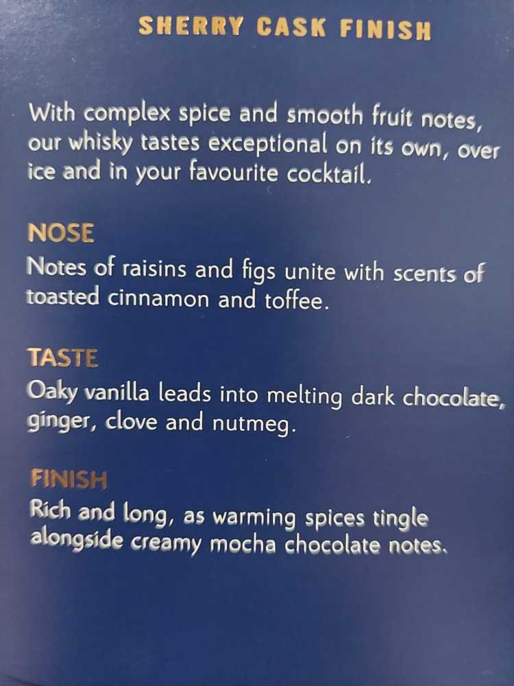 Glen Moray Sherry Glen Cask Malt Classic Finish Single Elgin Scotch Speyside And 40%  alcohol collectible [Barcode 5060116321548] - Main Image 4