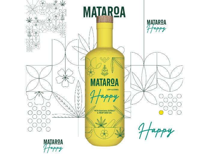 Mataroa Happy Gin - Melissanidi (700 mL) alcohol collectible [Barcode 5201344004562] - Main Image 3
