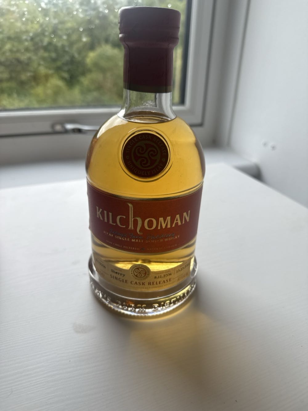 Sherry Cask Release - Single Cask Limited Edition - Kilchoman Distillery (700 mL) alcohol collectible - Main Image 2