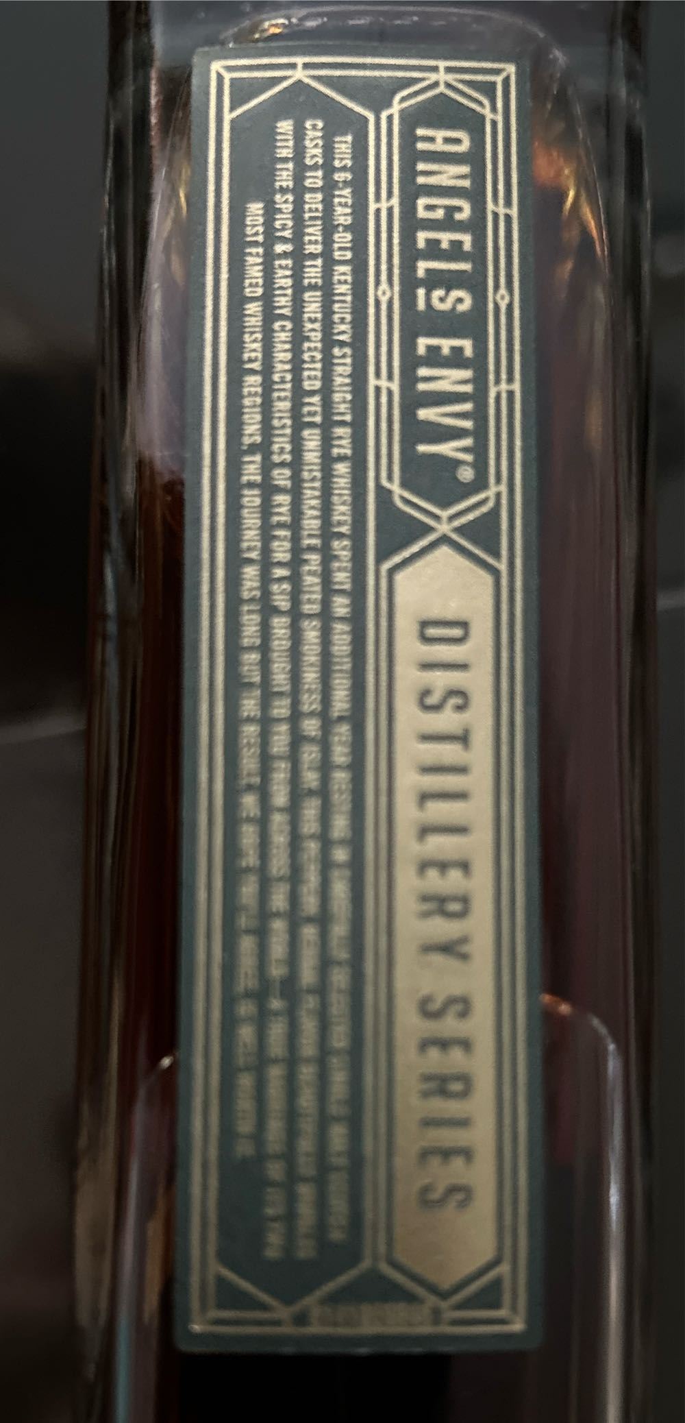 Angel’s Envy Distillery Series Peated Cask Rye 375ml - Angel’s Envy Distillery (375 mL) alcohol collectible [Barcode 080480989965] - Main Image 2