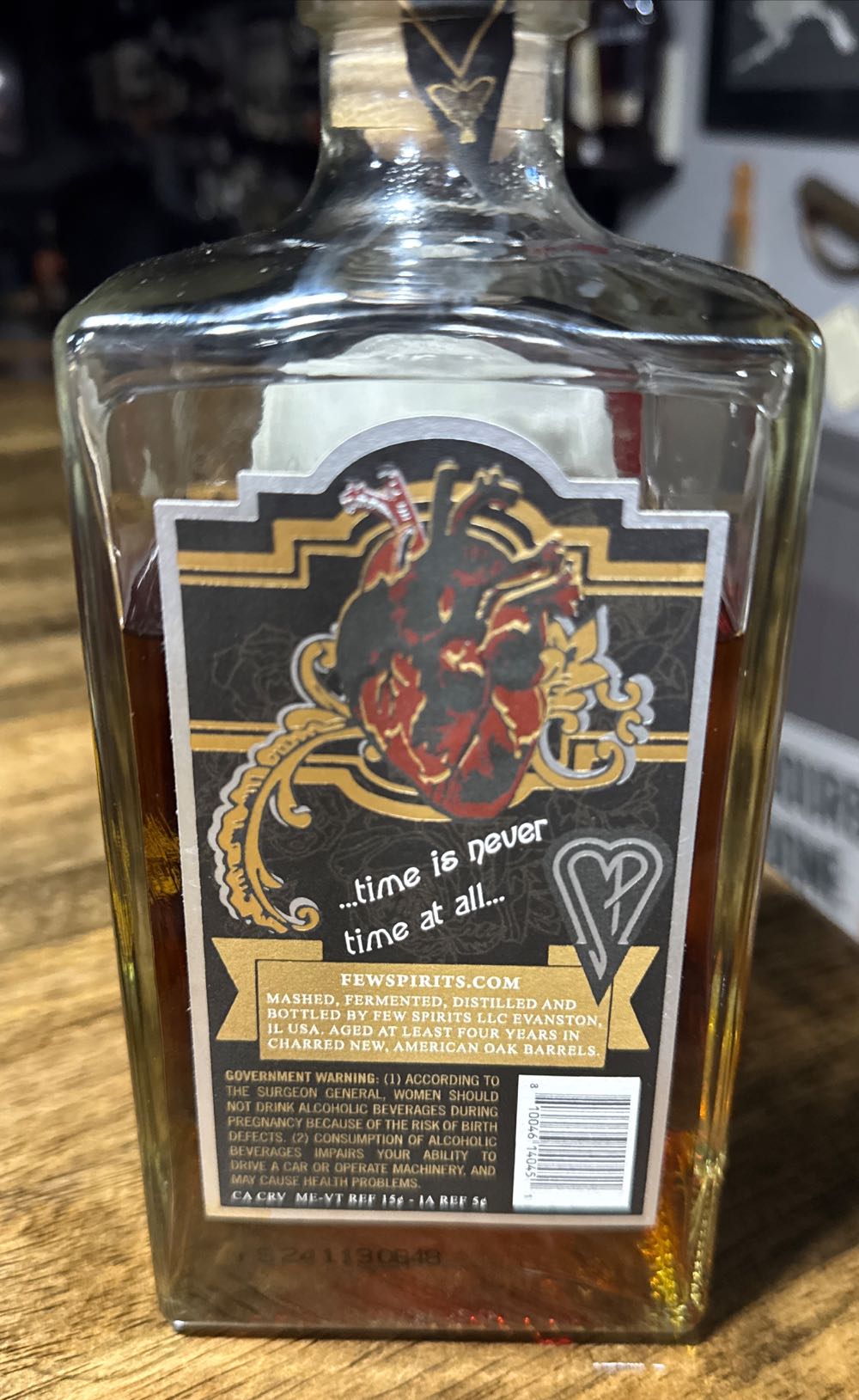 Few Spirits Smashing Pumpkins Straight Bourbon Whiskey Rose Tea - FEW Spirits (750 mL) alcohol collectible [Barcode 810046140451] - Main Image 2