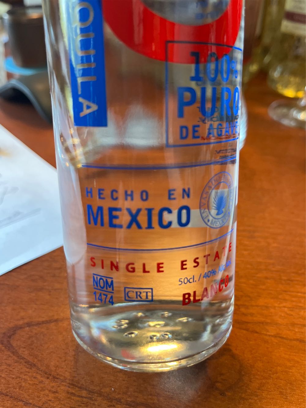 Ocho Ocho Tequila Ocho Blanco 50 - NOM 1474 alcohol collectible [Barcode 8280879080811] - Main Image 2