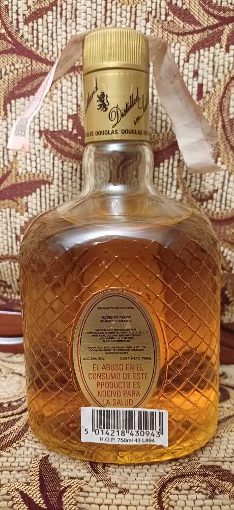 HOUSE OF PEERS  alcohol collectible [Barcode 5014218430943] - Main Image 2