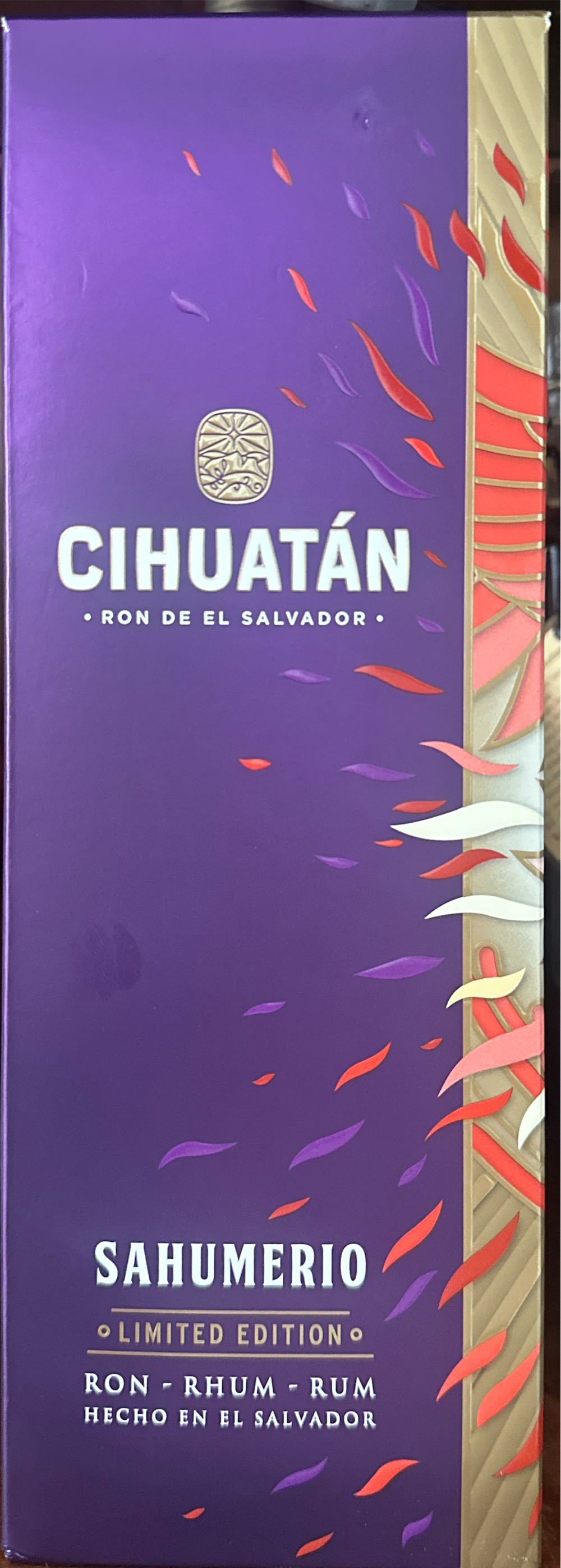 Cihuatán Sahumerio Rum Limited Edition 452% Cihuatan 12  (700 mL) alcohol collectible [Barcode 7410010594216] - Main Image 2