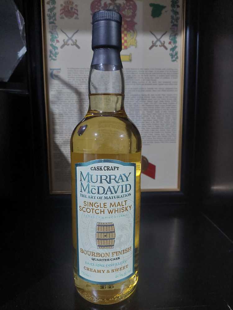 Murray Mcdavid Bourbon Cask Craft Dailuaine Bourbon Finish Mm And Whisky Single Dailuaine Quater Distillery  - Dailuaine Distillery (700 mL) alcohol collectible [Barcode 5060353303178] - Main Image 2