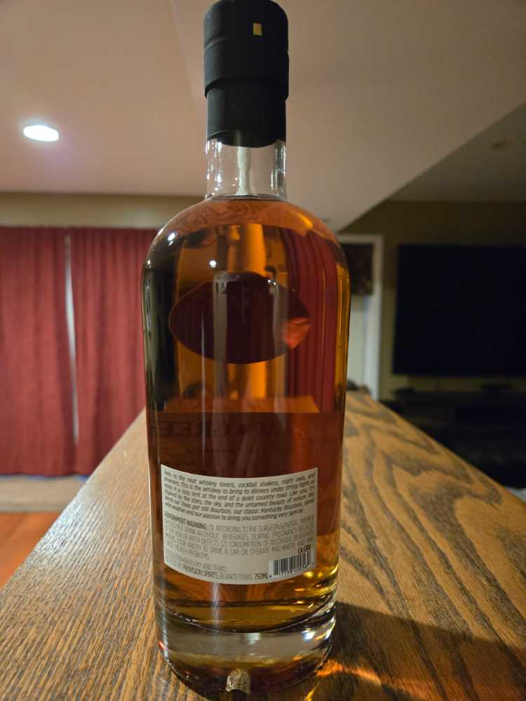 Milam & Greene Provisions Bourbon - Milam And Greene Whiskey Distillery (750 mL) alcohol collectible [Barcode 817758020569] - Main Image 2