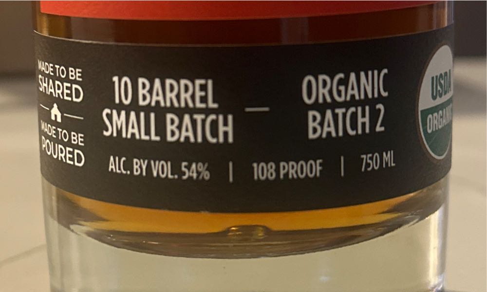 Hidden Barn Organic Wheated Straight Bourbon Whiskey - Neeley Family Distillery (750 mL) alcohol collectible [Barcode 861490000495] - Main Image 3