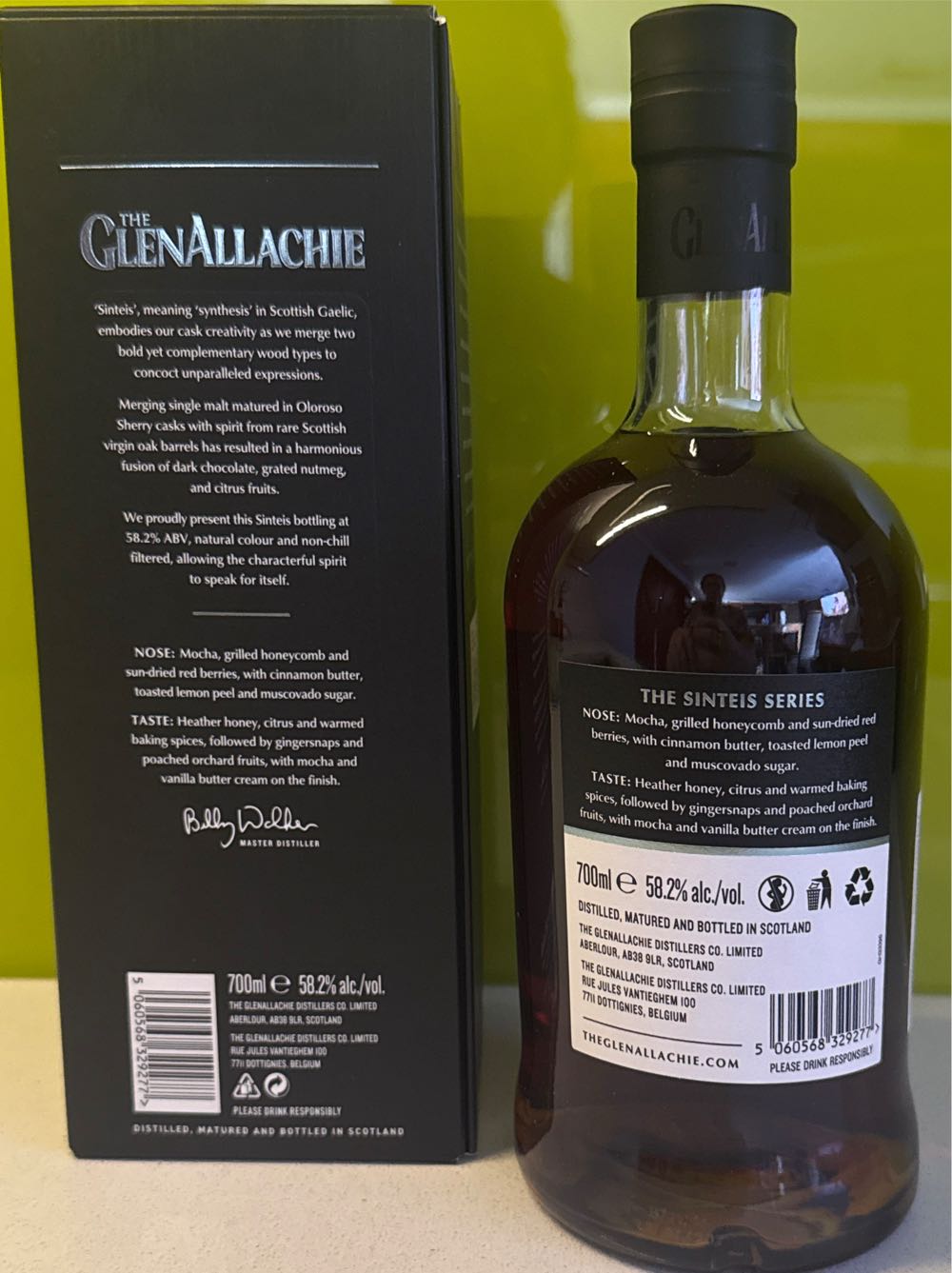 Glenallachie 9 Years Sinteis Series - The Glenallachie Distillers LTD (700 mL) alcohol collectible [Barcode 5060568329277] - Main Image 2