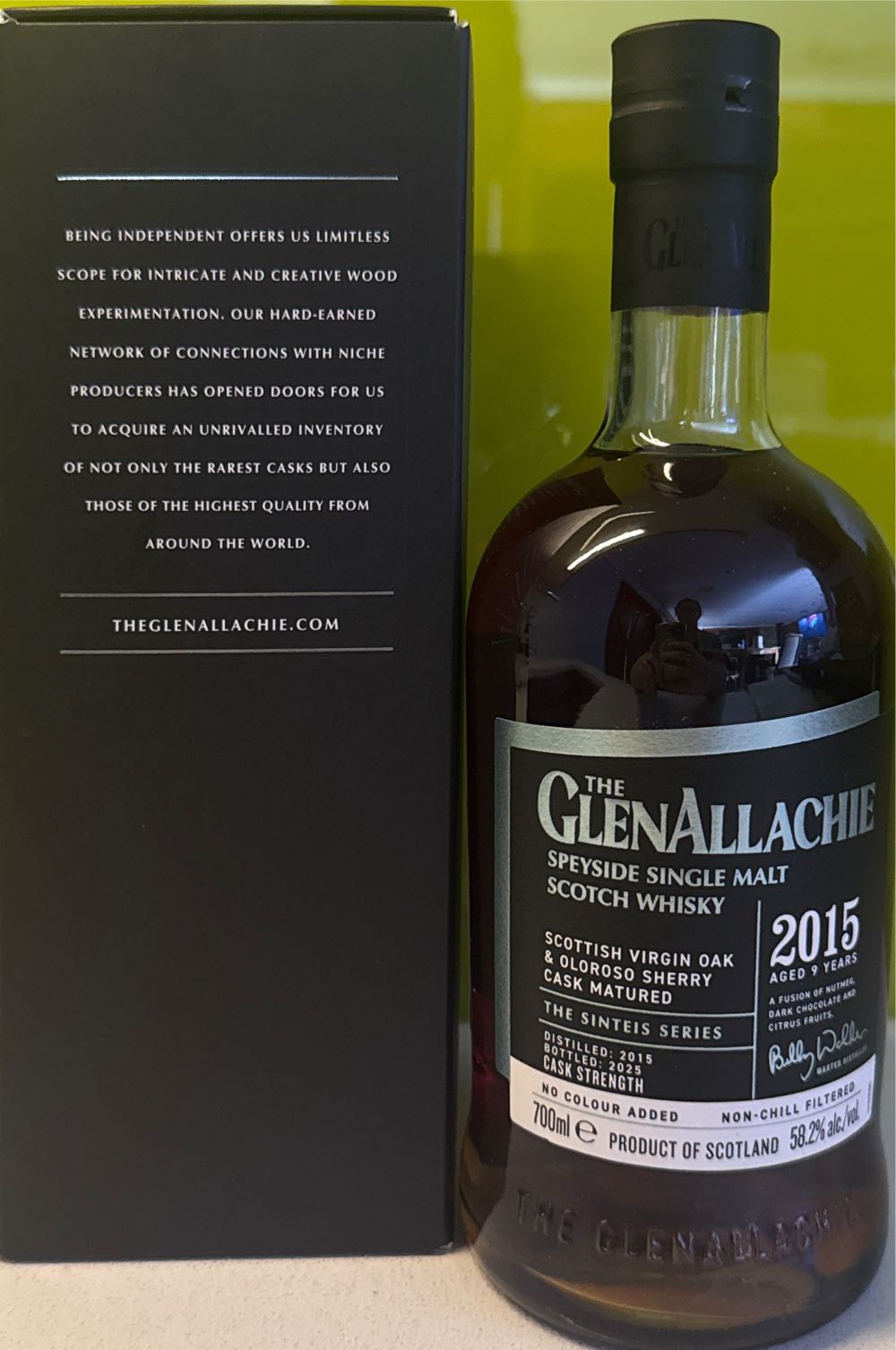Glenallachie 9 Years Sinteis Series - The Glenallachie Distillers LTD (700 mL) alcohol collectible [Barcode 5060568329277] - Main Image 4