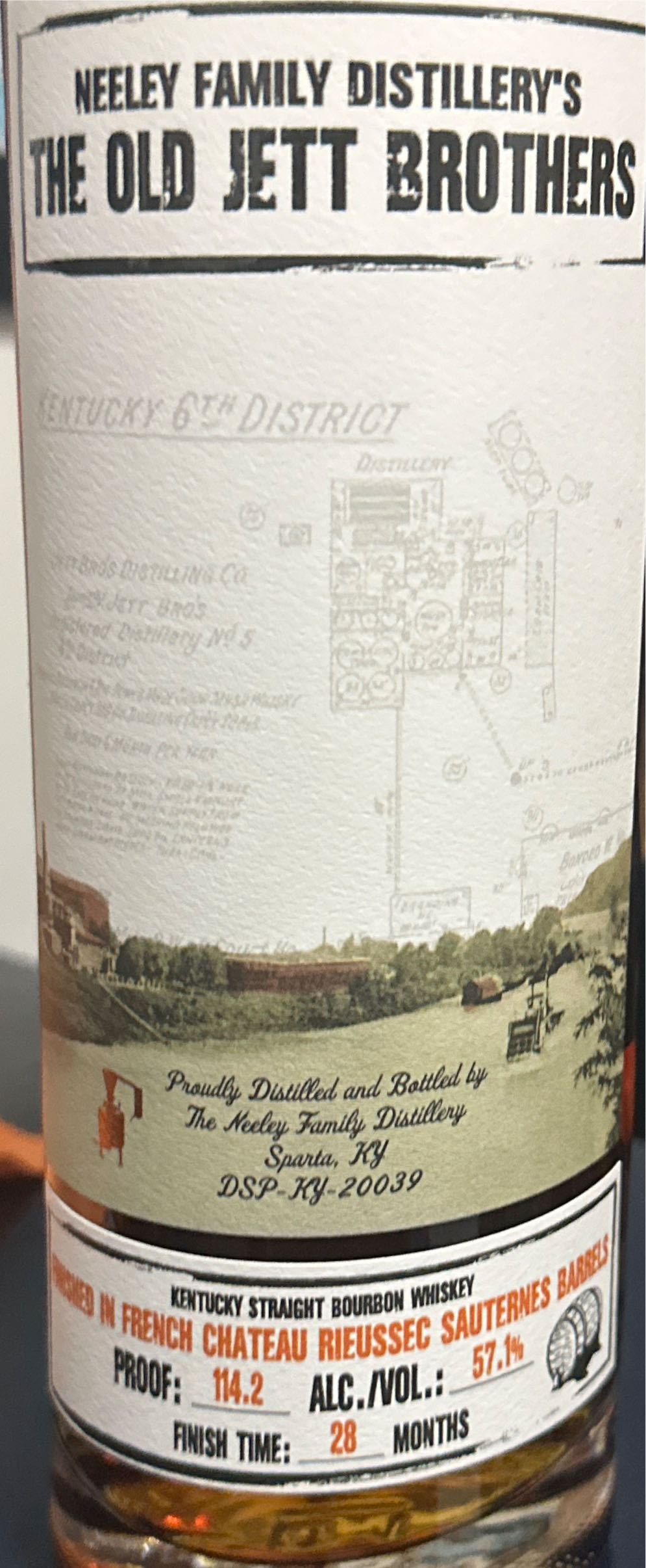 The Old Jett Brothers - Neeley Family Distillery (750 mL) alcohol collectible [Barcode 301651070764] - Main Image 3