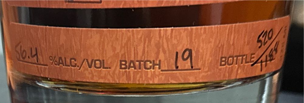 Rock Castle Kentucky Straight Bourbon Whiskey Small Batch Barrel Proof - Barrel House Distilling Company Lexington Kentucky (375 mL) alcohol collectible [Barcode 898945002155] - Main Image 3