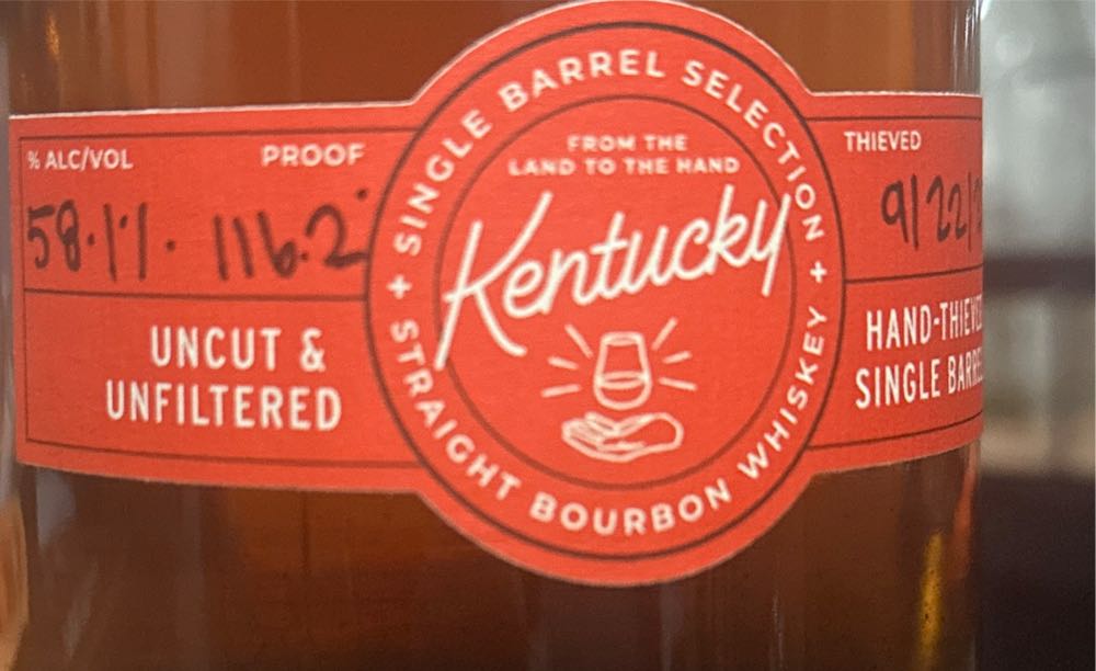 Wiskey Thief Distilling Co. Straight From The Barrel - Wiskey Thief Distilling Co. (750 mL) alcohol collectible - Main Image 2