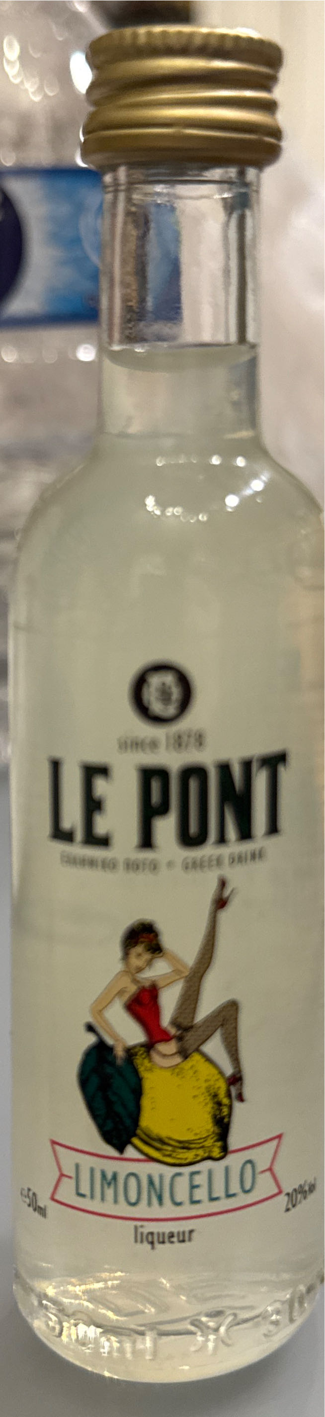 Limoncelo 50ml Le Pont 1  alcohol collectible [Barcode 5203819013581] - Main Image 2