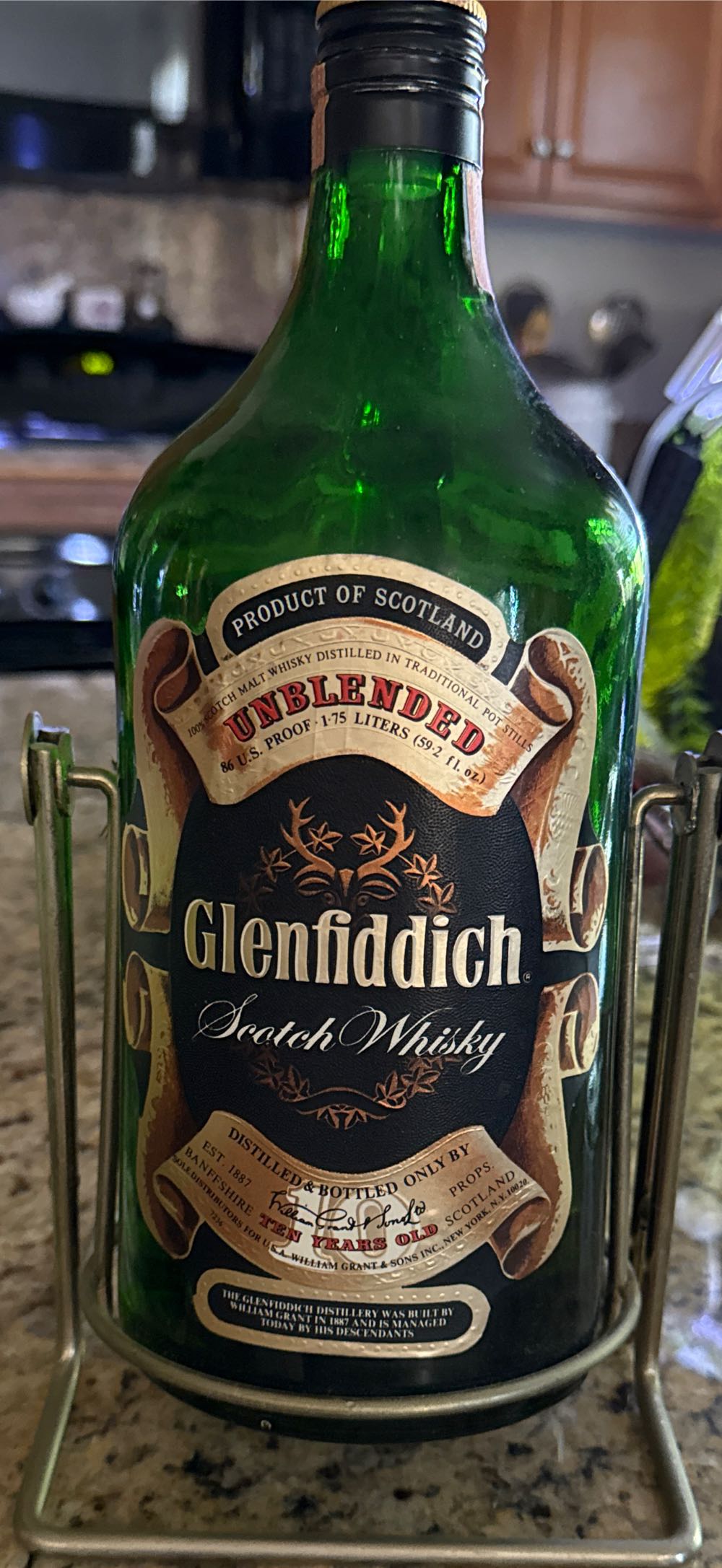 Glenfiddich 10 Year Old Unblended Malt Scotch Whisky - The Glenfiddich Distillery (750 mL) alcohol collectible - Main Image 3