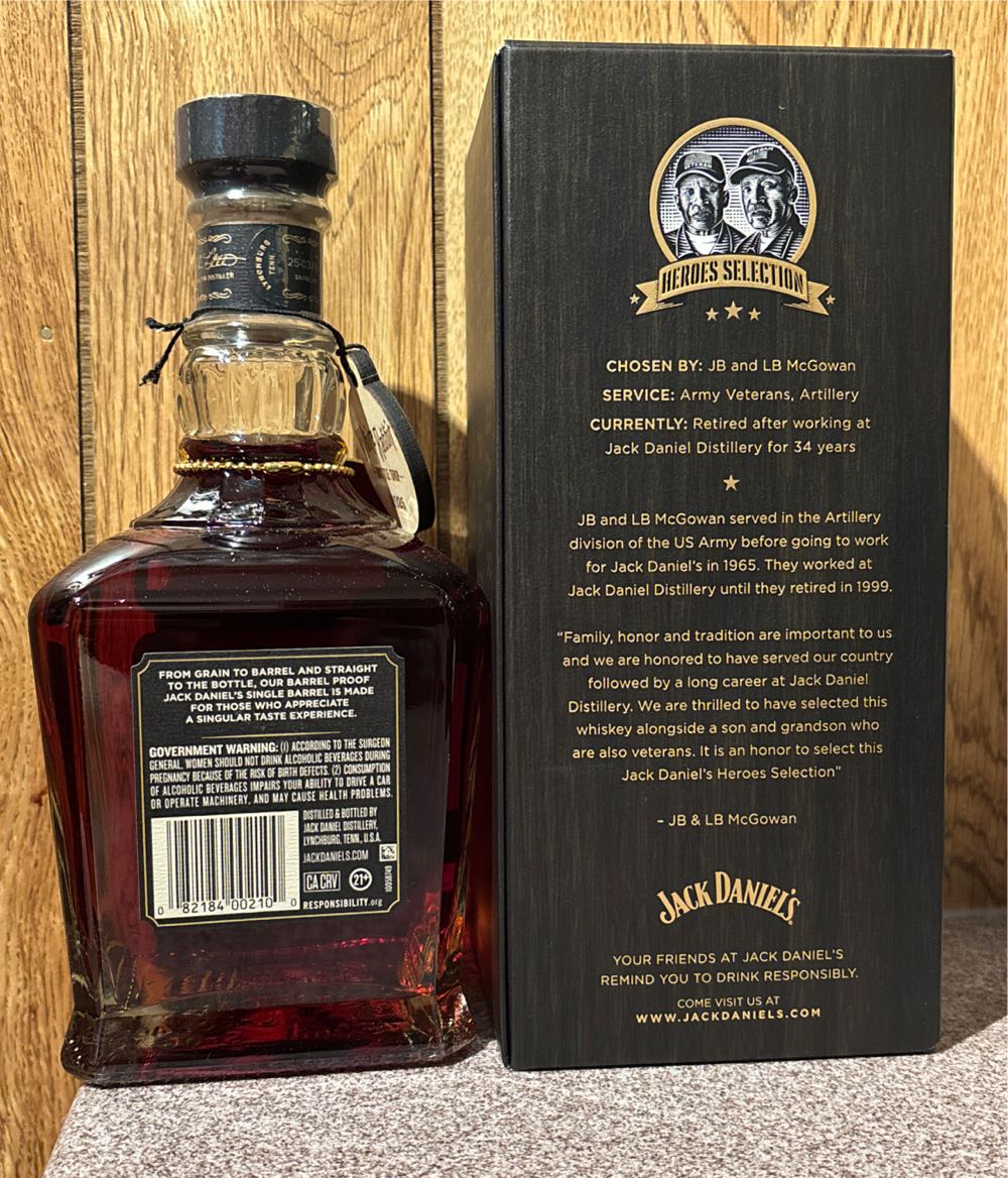 Jack Daniel’s Single Barrel Barrel Proof - Jack Daniel’s Distillery, Lynchburg, TN (750 mL) alcohol collectible - Main Image 3