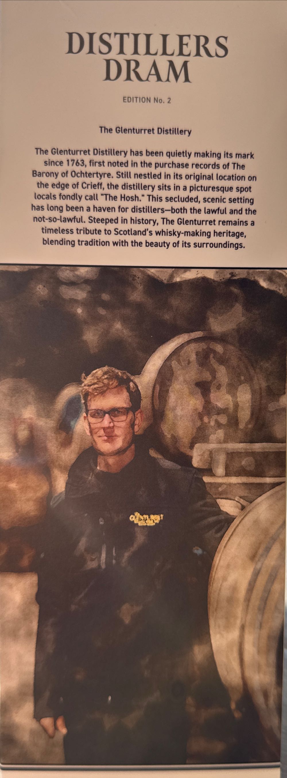 Distiller‘s Dram Edition No. 2 - Glenturret Distillery (700 mL) alcohol collectible - Main Image 4