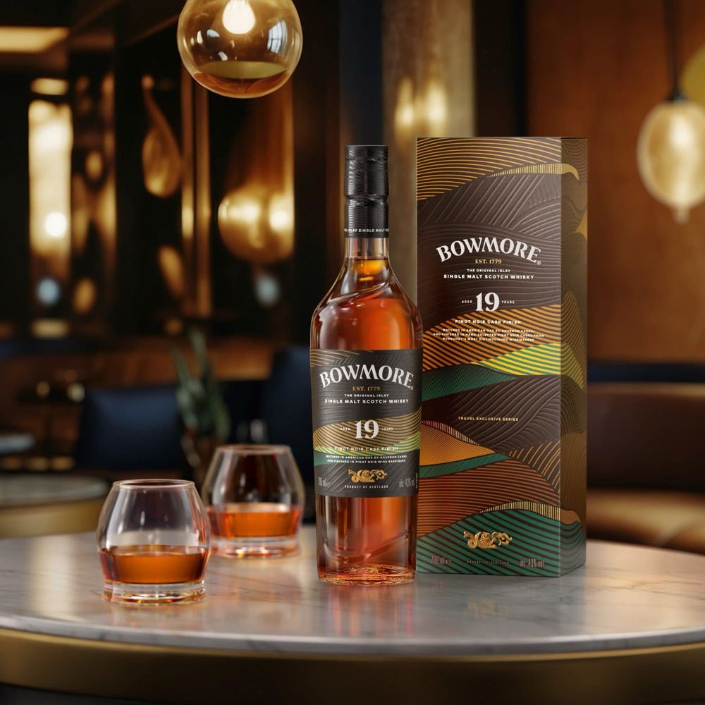 BOWMORE 19Y Travel Exclusive Islay Single Malt Scotch Whisky - The Bowmore Distillery (700 mL) alcohol collectible [Barcode 5010496000960] - Main Image 4