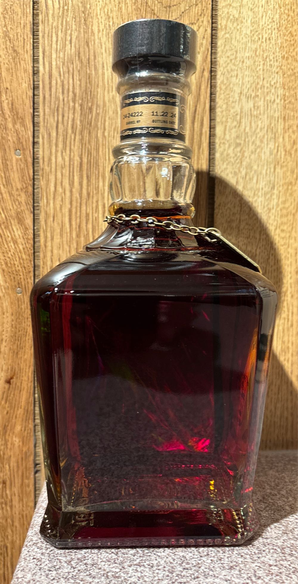 Jack Daniel’s Single Barrel Barrel Proof  1st Gen 11-31-15 - Jack Daniel’s Distillery, Lynchburg, TN (750 mL) alcohol collectible - Main Image 2