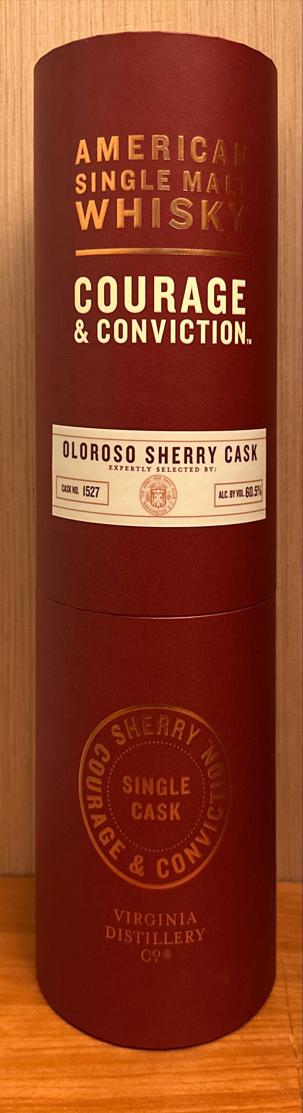 Courage & Conviction - Virginia Distillery Company (750 mL) alcohol collectible [Barcode 856084008193] - Main Image 2