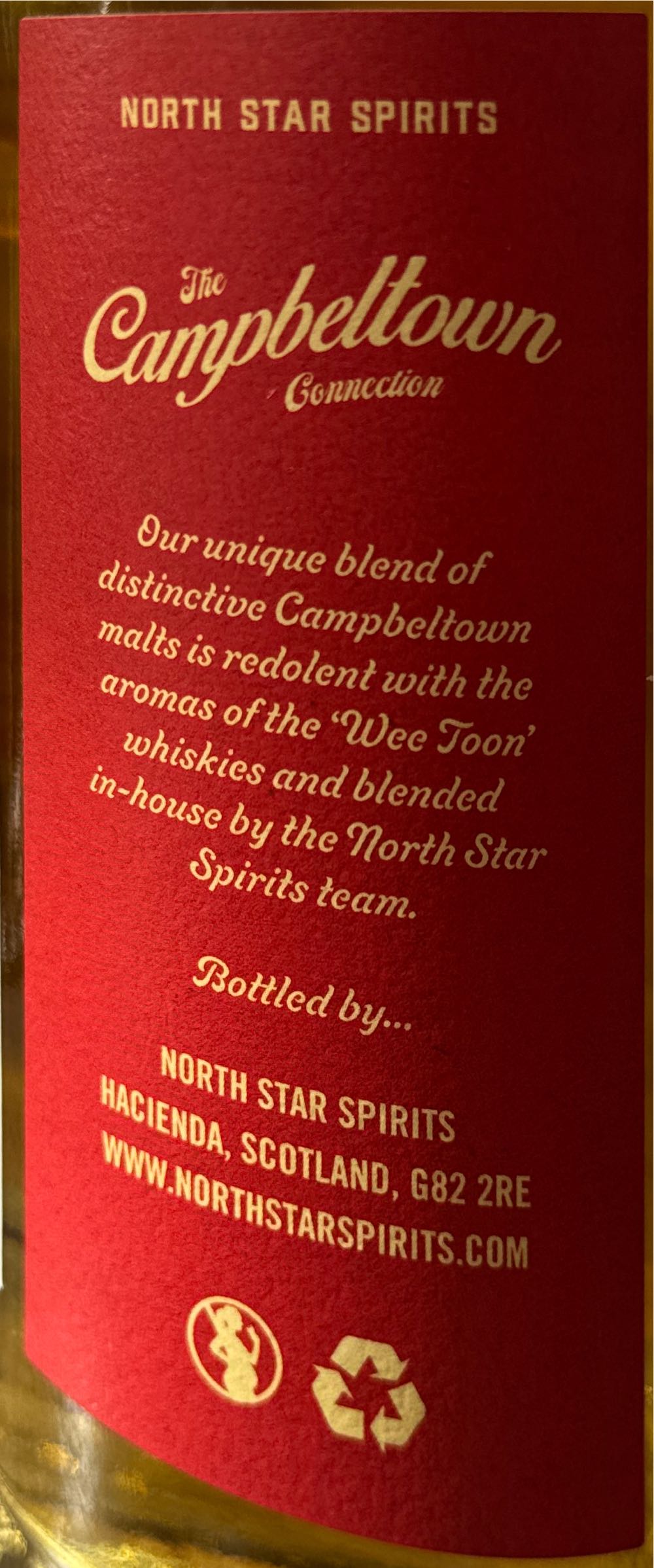 The Campbeltown Connection 10 Years - North Star Spirits (700 mL) alcohol collectible - Main Image 2