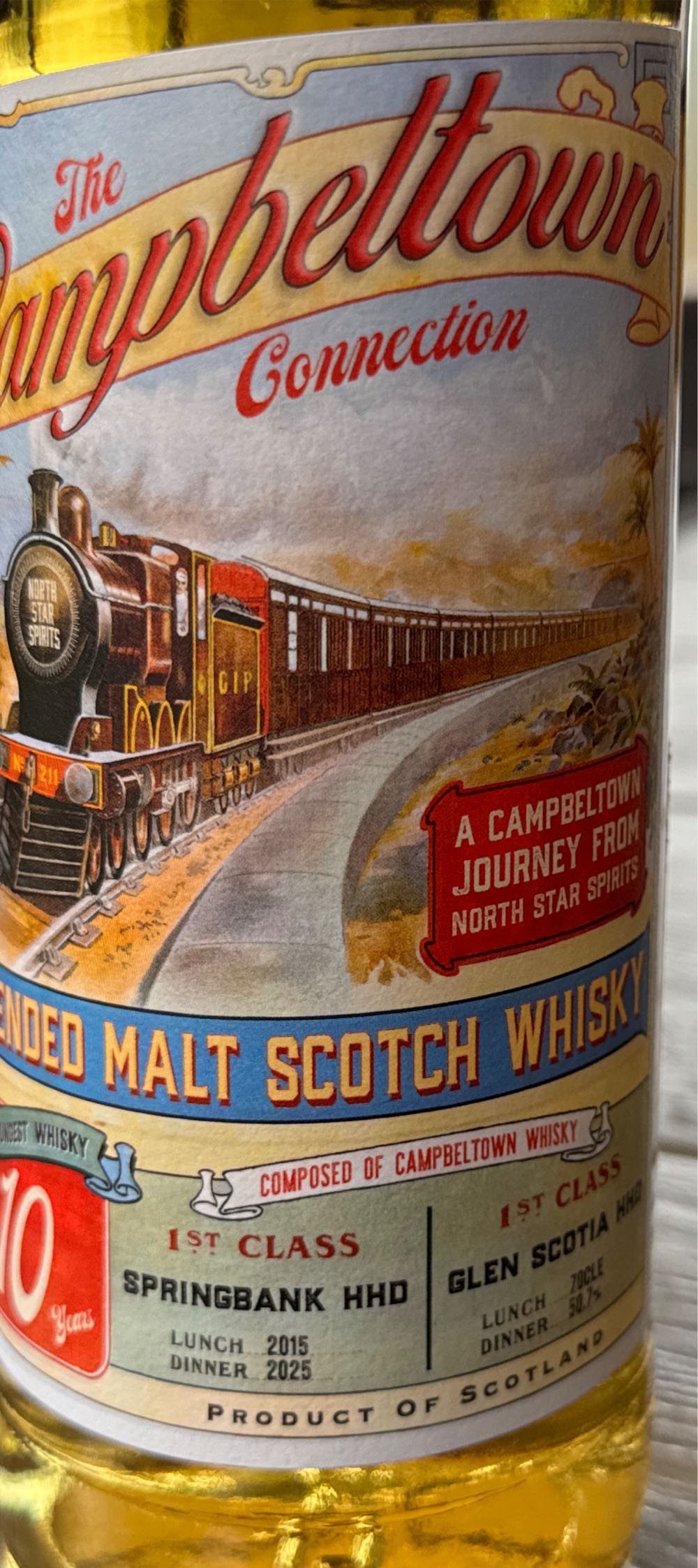 The Campbeltown Connection 10 Years - North Star Spirits (700 mL) alcohol collectible - Main Image 3