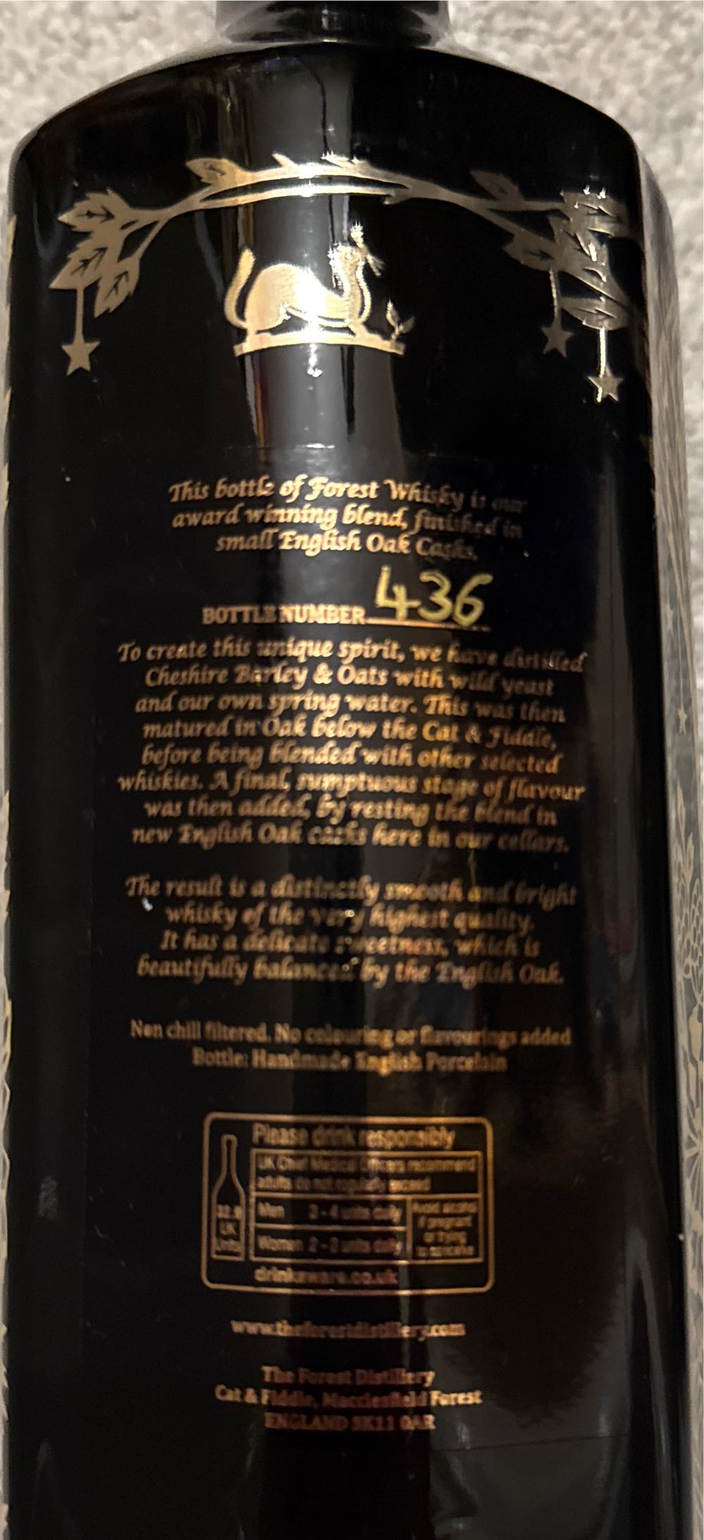 Forest Blend Number 26 - The Forest Distillery (700 mL) alcohol collectible [Barcode 5060664180024] - Main Image 2