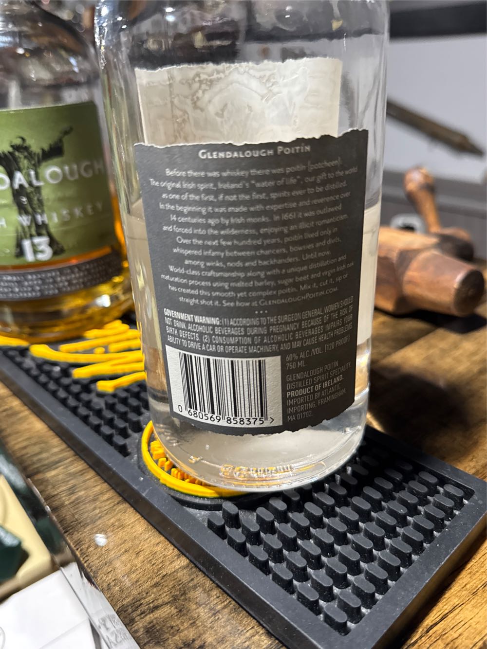 Glendalough Poitin Mountain Strength Poitin Whiskey - Glendalough Distillery (750 mL) alcohol collectible [Barcode 680569858375] - Main Image 2