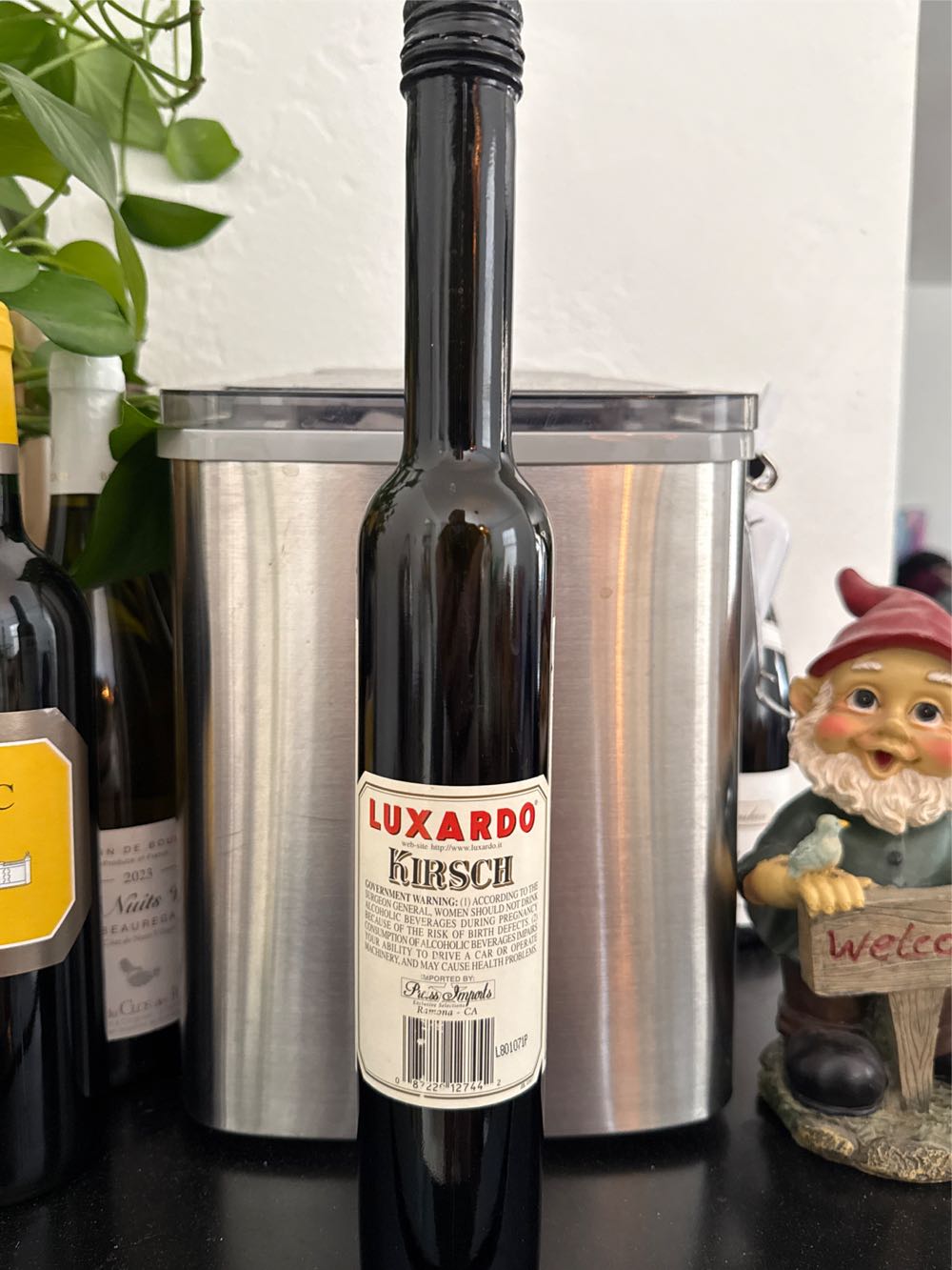 Luxardo Kirsch Eau De Vie Fruit Brandy Cherry - Girolamo Luxardo (375 mL) alcohol collectible [Barcode 087229127442] - Main Image 2