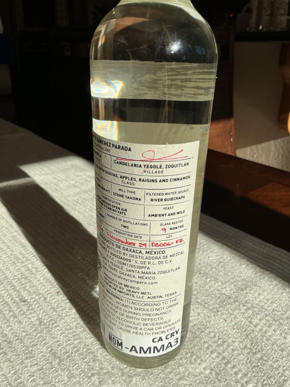 Rey Campero Ponche De Frutas - Rey Campero (750 mL) alcohol collectible [Barcode 7503018107585] - Main Image 3