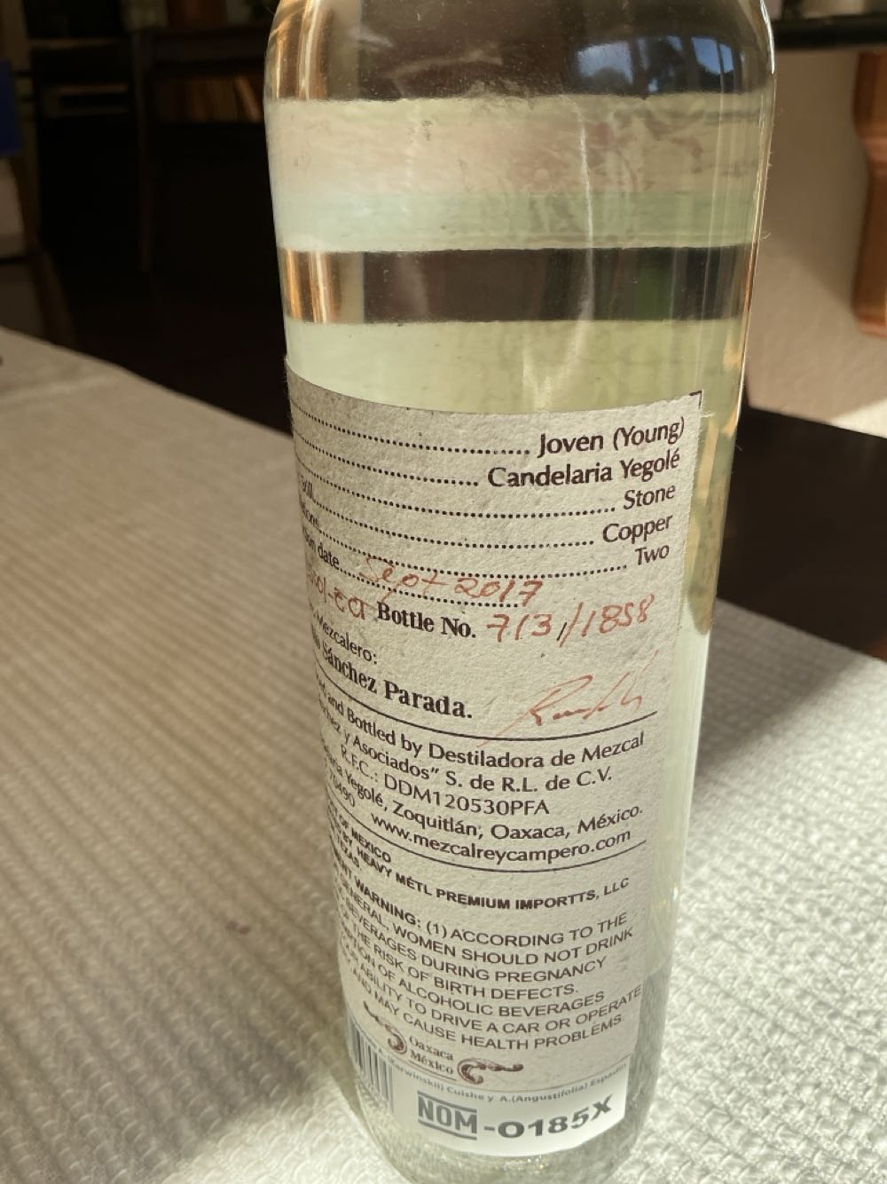 Rey Campero Tepextate + Cuishe + Espadin - Rey Campero (750 mL) alcohol collectible [Barcode 7503018107004] - Main Image 4