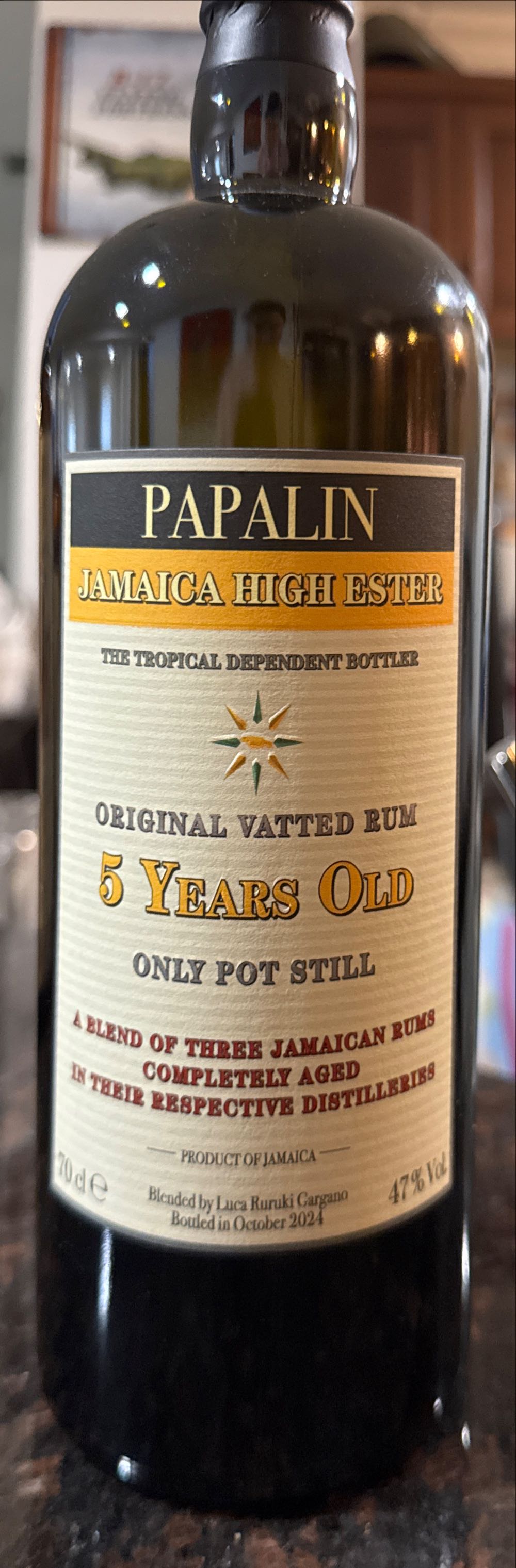 Papalin Jamaica High Ester Rum 5 Year - Papalin alcohol collectible [Barcode 3700597365113] - Main Image 2