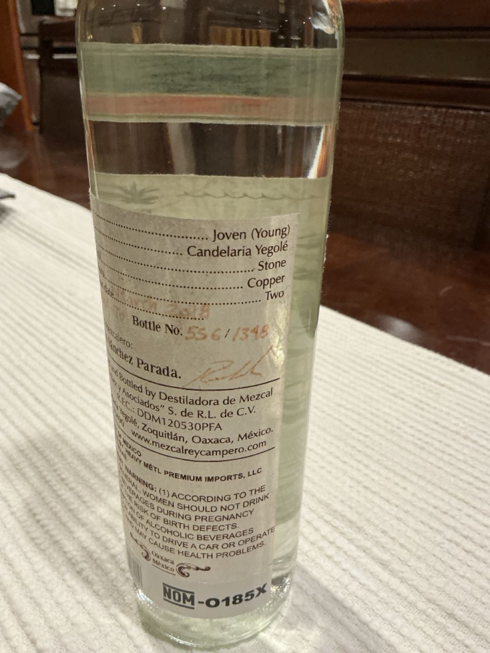 Rey Campero Tobala - Rey Campero (750 mL) alcohol collectible - Main Image 3