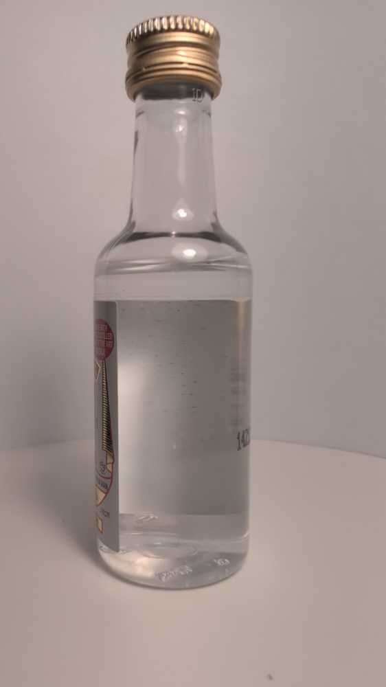 Jacquins White Peach Flavored Vodka  - Charles Jacquin (50 mL) alcohol collectible [Barcode 084380182372] - Main Image 4