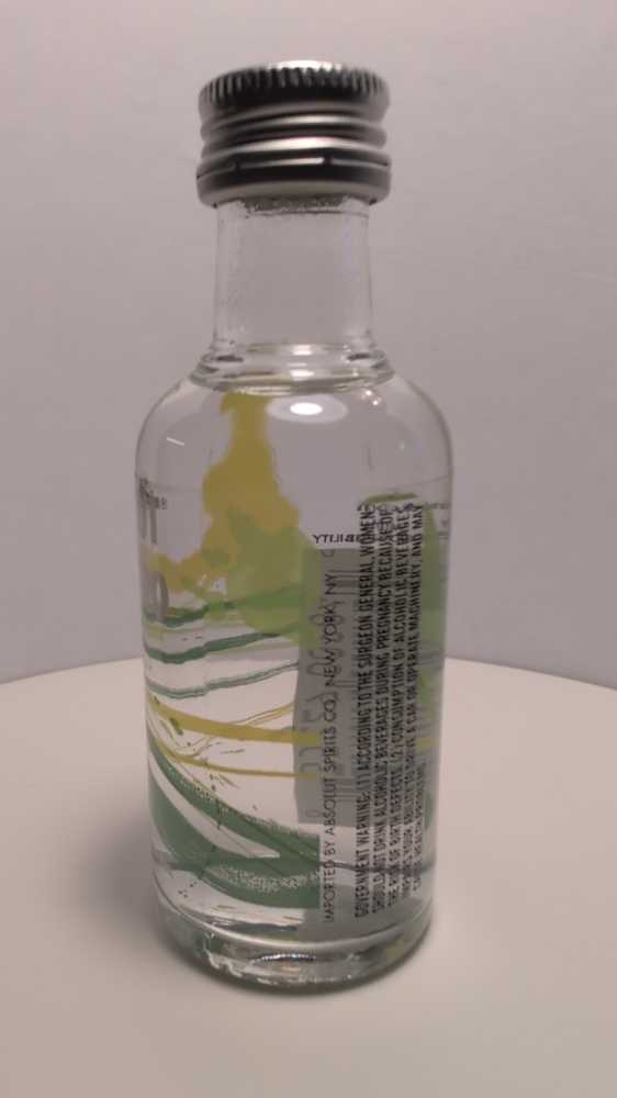 Absolut Cilantro - Absolut Spirits Co. (50 mL) alcohol collectible [Barcode 835229002845] - Main Image 4