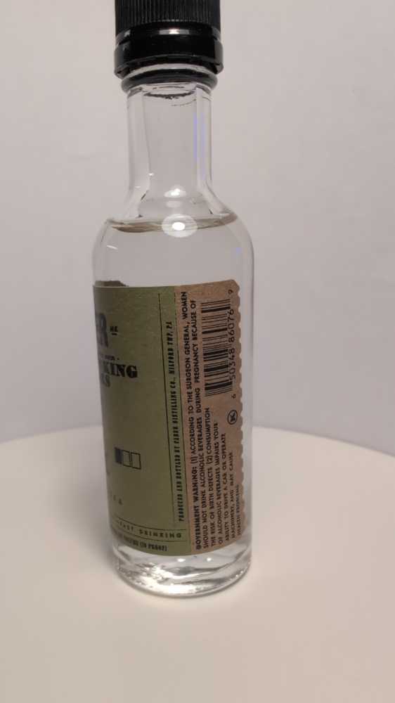 Faber Citrus Flavored Vodka  - Faber Distilling Co (50 mL) alcohol collectible [Barcode 650348860769] - Main Image 4