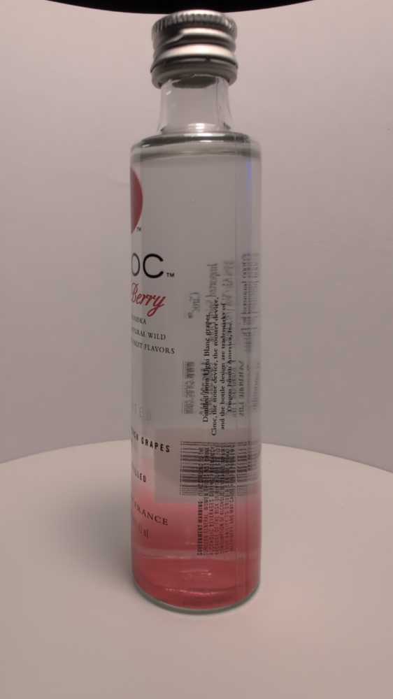 Ciroc Red Berry - Ciroc Distilling Company (50 mL) alcohol collectible [Barcode 082000002581] - Main Image 4