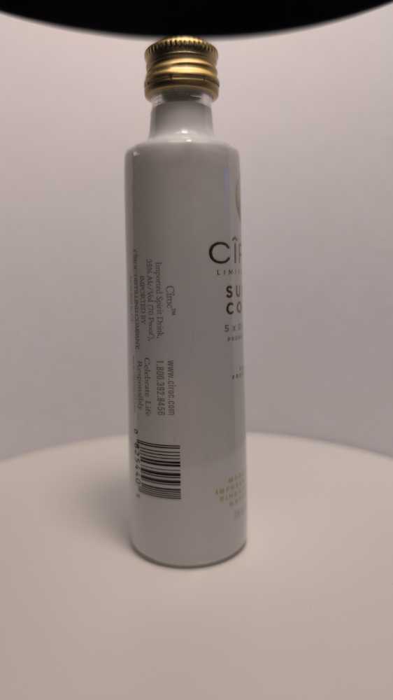Ciroc Summer Colada  - Ciroc Distilling Company (50 mL) alcohol collectible [Barcode 082000005445] - Main Image 2