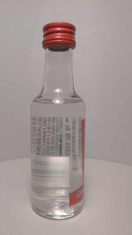 New Amsterdam Grapefruit  - New Amsterdam Spirits Company (50 mL) alcohol collectible [Barcode 085000006382] - Main Image 2