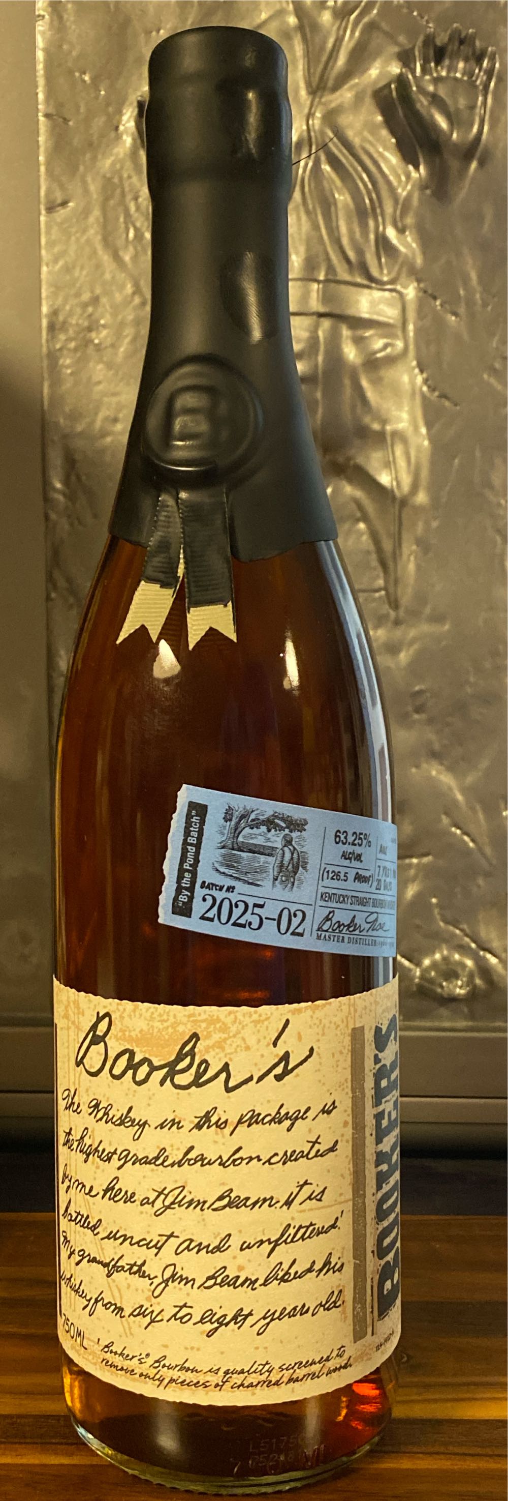 Booker’s 2025-04 “Phantom Pipes Batch” - James B Beam Distilling Co (750 mL) alcohol collectible [Barcode 080686011408] - Main Image 2