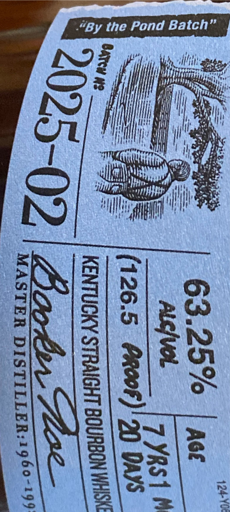 Booker’s 2025-04 “Phantom Pipes Batch” - James B Beam Distilling Co (750 mL) alcohol collectible [Barcode 080686011408] - Main Image 3