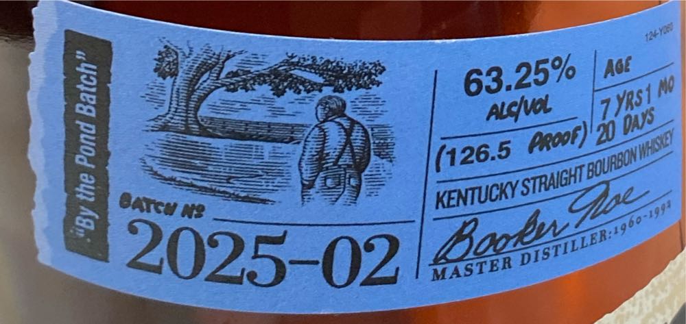 Booker’s - James B. Beam Distilling Co. (Jim Beam), Clermont, Kentucky (750ml) alcohol collectible [Barcode 080686011408] - Main Image 3