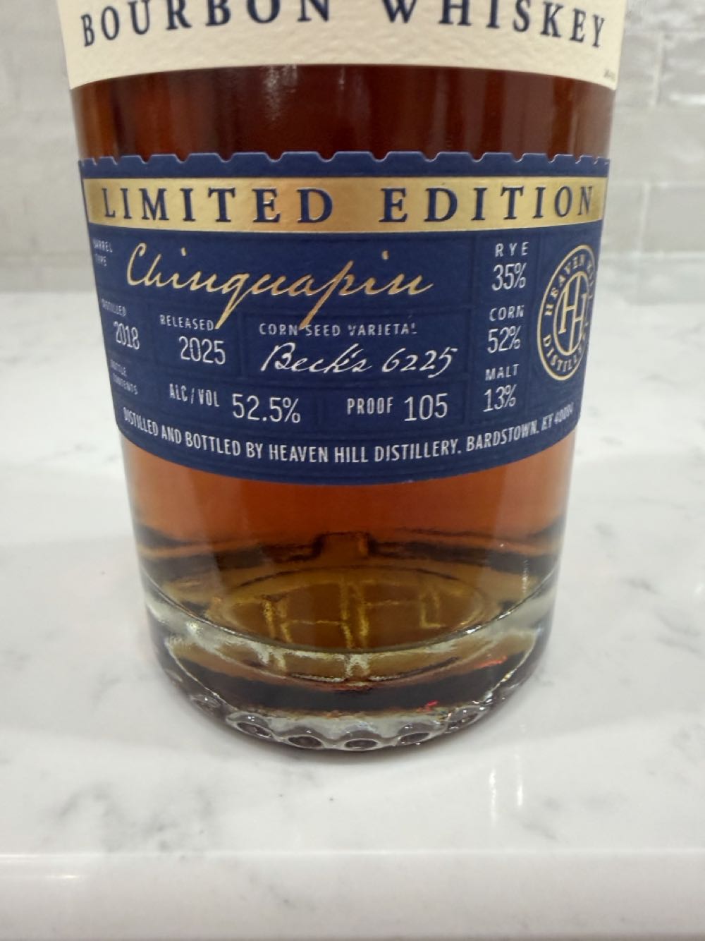 Heaven Hill Grain To Glass Specialty Chinquapin Bourbon Price - Heaven Hill Distillery (700 mL) alcohol collectible [Barcode 096749005994] - Main Image 3
