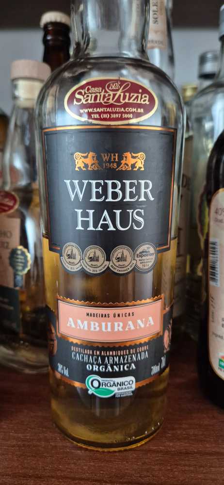 Weber Haus Amburana Cachaca - Weber Haus (700 mL) alcohol collectible [Barcode 7898013032131] - Main Image 2