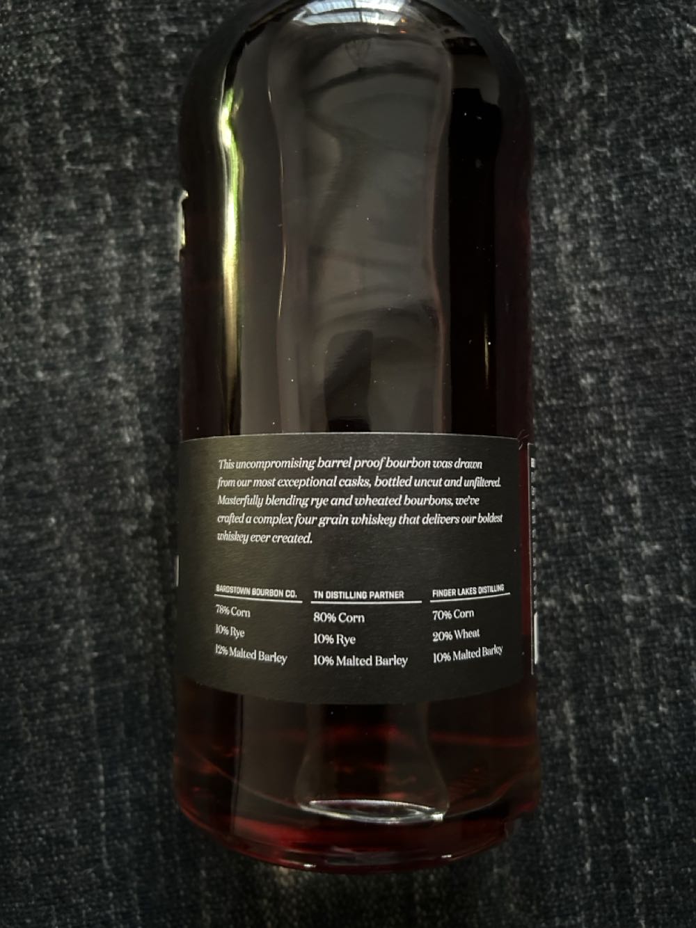 Pursuit United Barrel Proof Bourbon - Pursuit Spirits (750 mL) alcohol collectible - Main Image 2