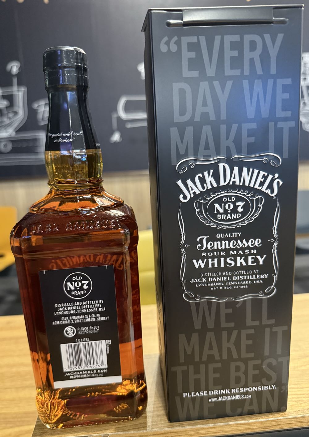 Tin Single Black Label 1 L 2025 Turkey - Jack Daniel’s Distillery, Lynchburg, TN (1 L) alcohol collectible - Main Image 3