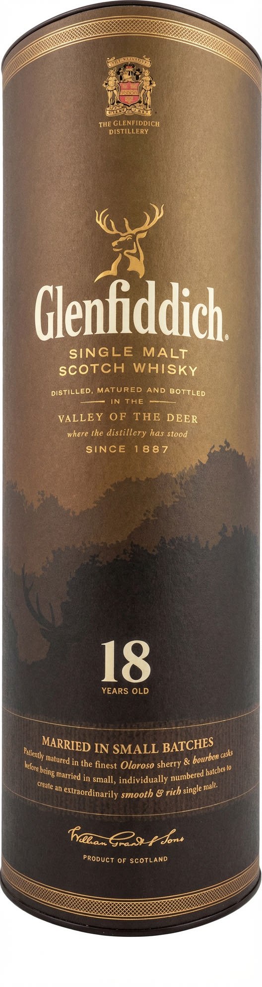 Glenfiddich Value And Price Information 18 Year Old Single Malt Whisky Scotch  alcohol collectible [Barcode 5010327363226] - Main Image 2