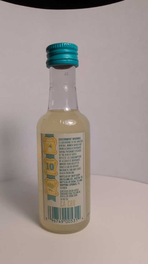 Deep Eddy Pineapple Vodka - Deep Eddy Distilling Company (50 mL) alcohol collectible [Barcode 096749005314] - Main Image 3